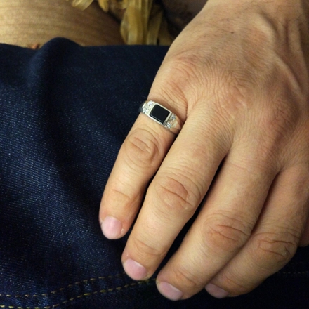 Перстень мужской серебро