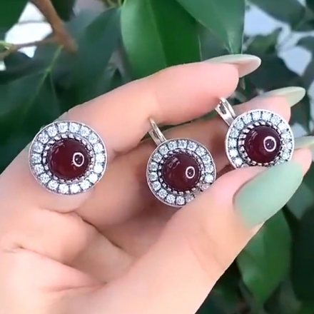 серебряные серьги +с камнями купить
