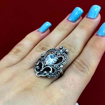 серьги филигрань серебро