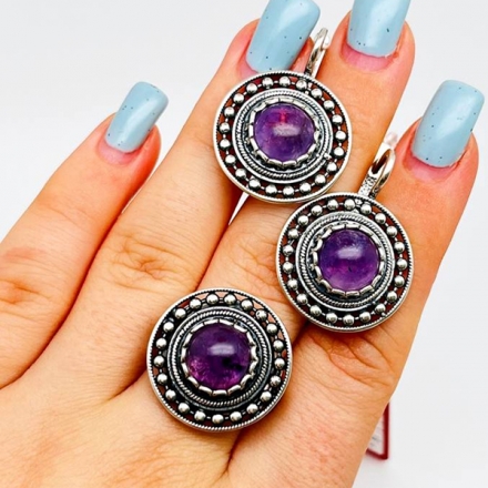 серебряные серьги кольца купить