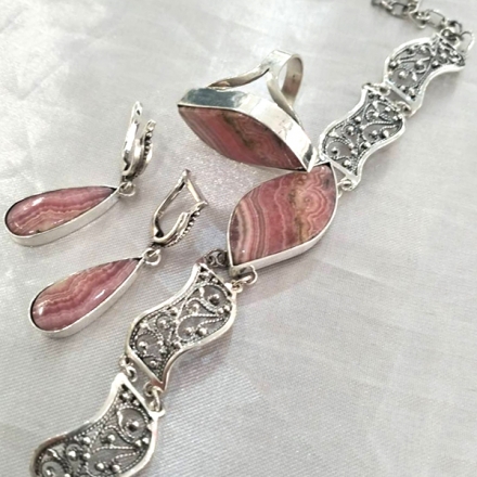 купить висячие серьги из серебра