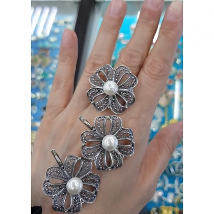 красивые серебряные серьги