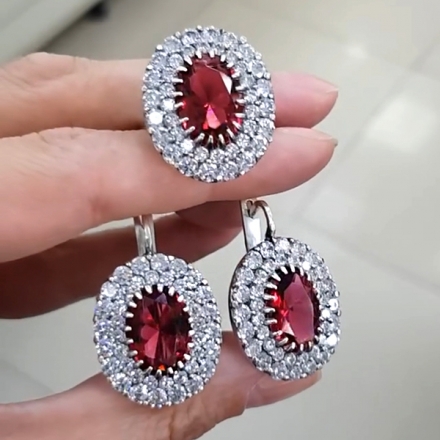 серебряные серьги кольца купить москва