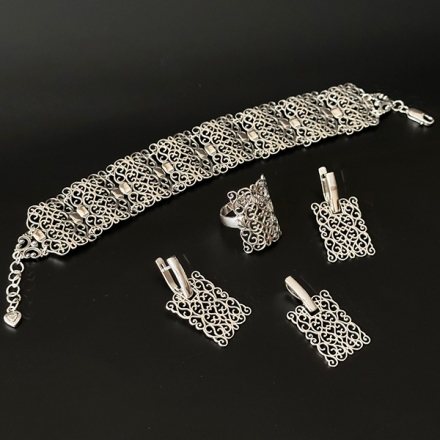 серебро без камней