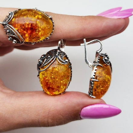 Сережки  с бирюзой