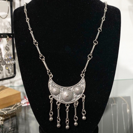 колье серебро 925