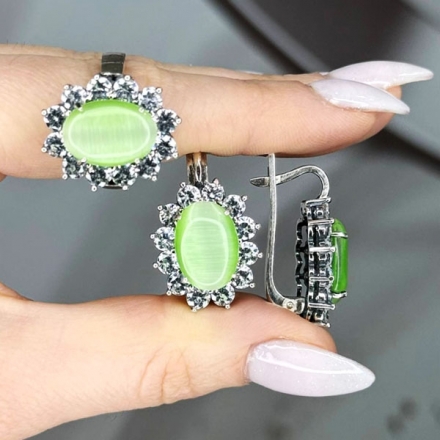 серьги серебро купить интернет