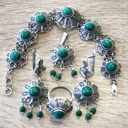 серебряные ручной работы