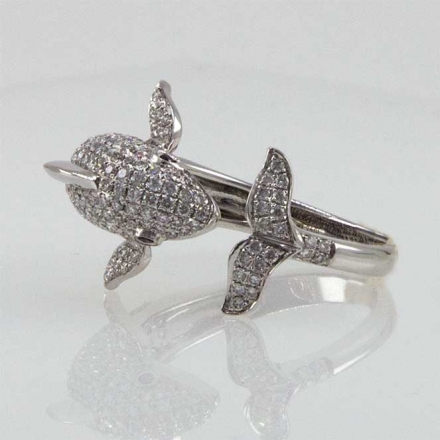 купить кольцо дельфин