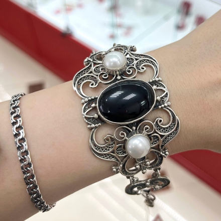 браслет серебро