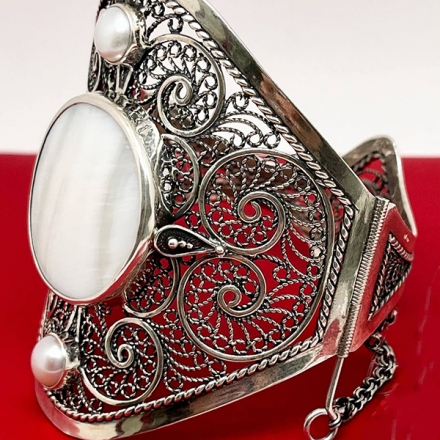 серебряный браслет женский купить