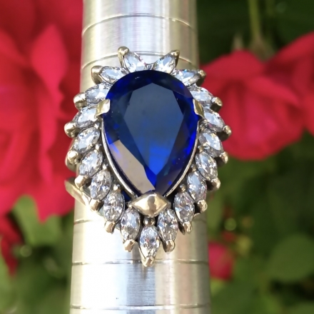 серьги фиолетовые