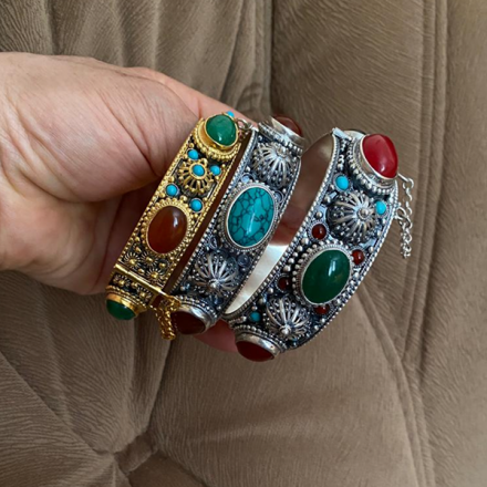 серебряные браслеты женские кубачи