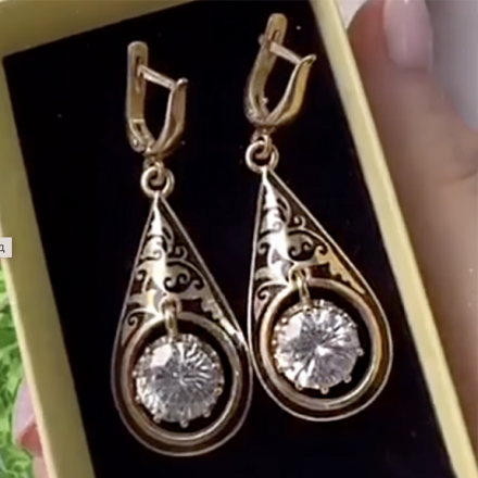 красивые сережки