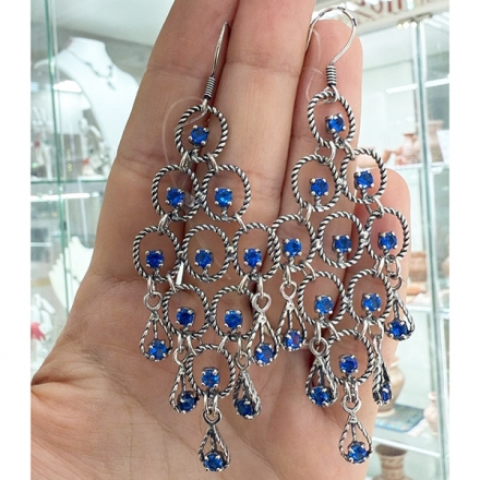 Серьги розовые