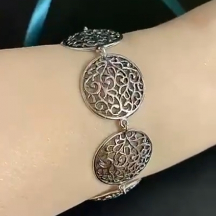 браслет +из серебра женский 925 