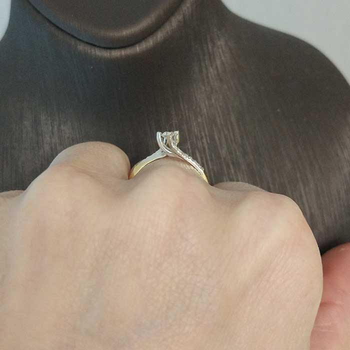 кольцо малинка +с бриллиантами
