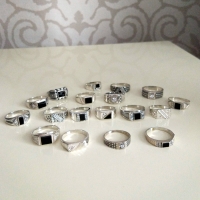 мужской перстень с аметистом серебро купить в москве