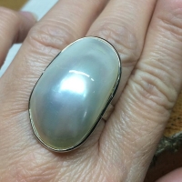 крупное серебряное кольцо