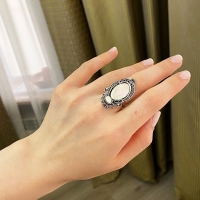 купить серебряное кольцо +с перламутром