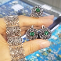 серебряные браслеты женские без камней