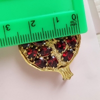 серьги гранат серебро