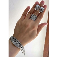 серебряные серьги без камней