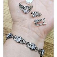 серьги кольца 