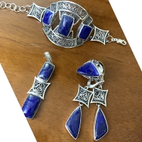 серебро +с натуральными камнями 