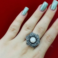 круглые серьги кольца из серебра купить