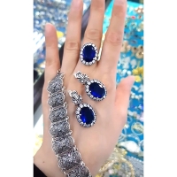 купить серебряный комплект серьги и кольцо