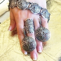кольца из серебра женские без камней