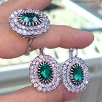серьги женские кольца купить