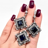 серьги женские серебро 925