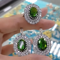 купить комплект серьги и кольцо из серебра