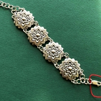 красивые индийские украшения из серебра браслеты