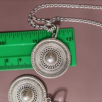 сережки диски