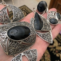 купить серебряные украшения с натуральными камнями