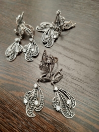 серебряные браслеты филигрань