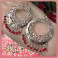 сережки в виде круга