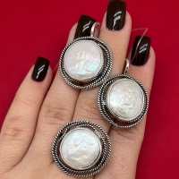 серьги с барочным жемчугом купить