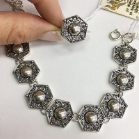 серьги серебряные длинные висячие
