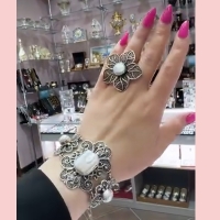 Комплект  из серебра 925 с амазонитом