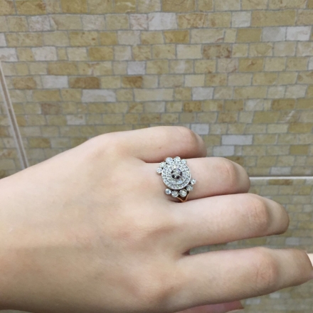 бриллиантовое кольцо в подарок