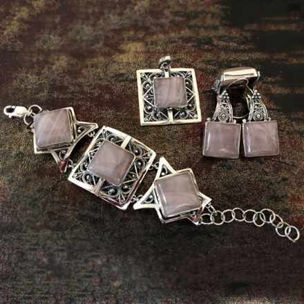 браслет ювелирный женский серебро