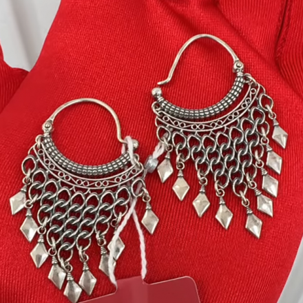 серьги вечерние длинные