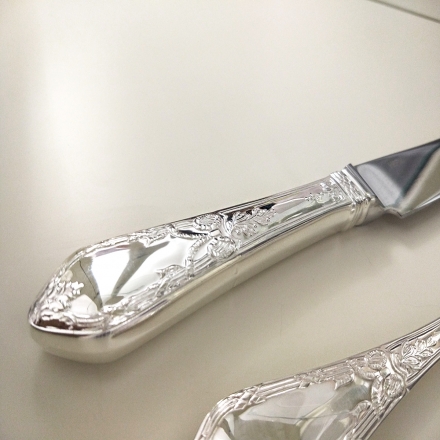 ложки вилки ножи серебро