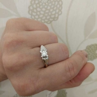 кольцо бриллиантом камнем