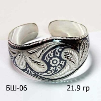 Дагестанский серебряный браслет для женщин