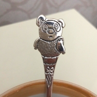 Детская чайная ложка из серебра Винни Пух